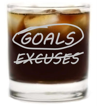 Load image into Gallery viewer, Goals Rocks Glass