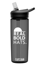 Load image into Gallery viewer, Courageous, Determined, Bold Water Bottle w/Real Bold Hats Logo
