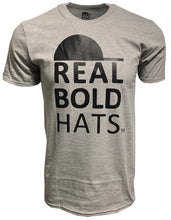 Load image into Gallery viewer, Real Bold Hats Logo Short Sleeve T - Gray - YOUTH &amp; ADULT
