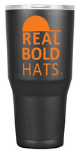 Load image into Gallery viewer, Safety Orange American Flag Tumbler w/Real Bold Hats Logo
